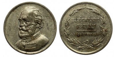 Széchenyi István halálára 1860 emlékérem